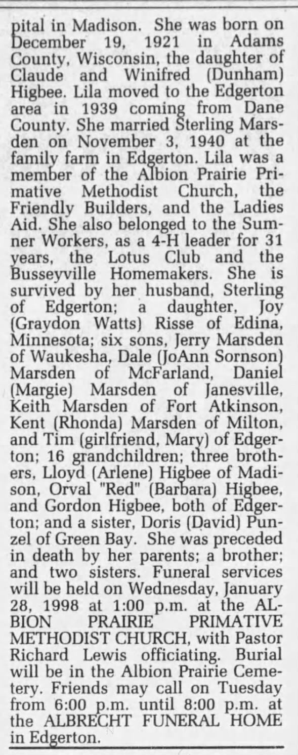 Clipping from Wisconsin State Journal